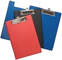 A5 Foldover Clipboard for T.F.M. mission use, available in different colours