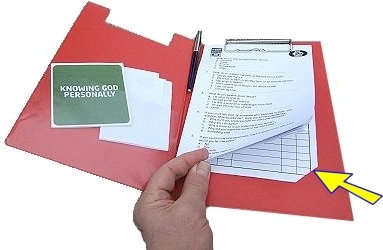 Tips for using the A5 Foldover Clipboard - easy access to the Summary sheet at the back